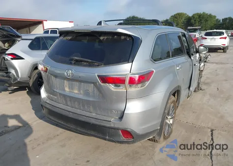 2016 Toyota Highlander Xle z USA, uszkodzony, nr VIN 5TDKKRFHXGS159801